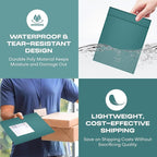 Green Poly Bubble Mailers 7.25x12 inch #1 | Self Seal Padded Envelopes | Cushioned Bubble Mailer | Usable Size 7.25x11 | WaterProof | Lightweight mailing Shipping Bags | 200 Pack Bulk