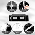 10x20 FT Party Tent, Outdoor Wedding Tents for Parties, Canopy Event Tent with 6 Removable Sidewalls, Waterproof Gazebo Shelter for Birthday Parties, Weddings, BBQs & Events (10X20FT-6Sides Black)
