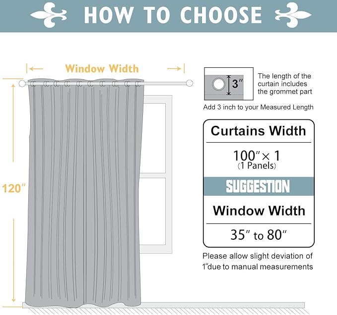 ChrisDowa Room Divider Curtain 120 Inches Long, Wide Blackout Sliding Door Curtain for Bedroom, Room Darkening Privacy Window Curtain for Patio Door (1 Panel Set, Pink, 100 x 120 Inch)