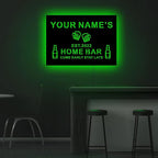 Personalized Your Name Custom Home Bar Neon Signs, Established Year Personalized Name Neon Sign, Man Cave Sign, Bar Led Sign, Neon Sign Wall Decor