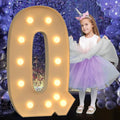 Marquee Letters 4 Feet Tall, 4FT Large Light up Letters Q, Big Sign Q with Warm White Light for Birthday Wedding Proposal Engagement Graduation Party Backdrop Decorations