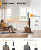 Perlegear Universal Swivel TV Stand with Pegboard Storage, Height Adjustable Table top TV Stand Mount for 42-90 Inch TVs, up to 150 lbs with Large Glass Base for Stability, Max VESA 600x400mm PGTVS36