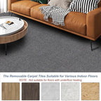 ALTRUISTIC Heavy Duty Commercial Carpet Tiles 24" x 24", 18 Pcs/72 sq ft (FlexLok tabs Included),Non-Slip Soft Square Carpet Floor Tile for Office Bedroom Living Room Kitchen Garage Gym (Blue)