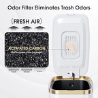 CEROELDA Small Bathroom Trash Can with Lid Soft Close-5L/1.3 Gal Stainless Steel Garbage Can-Step Pedal Wastebasket Slim Trash Bin for Office, Bedroom, Toilet, Live Room-White