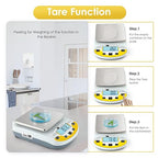CGOLDENWALL High Precision Lab Scale Laboratory Analytical Electronic Balance Digital Precision Scale Pharmacy Jewelry Scale 110V Calibrated(500g, 0.01g)