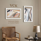 VCK 14x24 Picture Frame Set of 5,Exclusive White Woodgrain Poster Frame with Polished Plexiglass, Wall Hanging