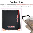 2Pcs 6.3 * 5.51inches Stroller Handlebar Cover,Pushchair Armrest Handle Protector Cover,Pram Bumper Bar Dustproof Handle Gloves Replacement Removable Universal Protective Case Grip Bar Covers