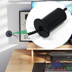 6pc Starlink Cable Grommet 1" Silicone Waterproof Wall Hole Pass Through Split Cable Bushings for TV Wire Ethernet Cord, Starlink Cable Routing Kit Accessories, 52.5mm/2.07" Ht, Black