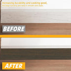 GSCIT Club Wood Grain Repair Tape, 15.7 inch X 15ft Self Adhesive Brown Walnut Grain Repair Patch for Tables, Chairs, Baseboards, Doors, Windows, Floors, Handicraft DIY.