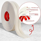 Flexible Wall Corner Protector Moulding Trim Peel and Stick Wall Corner Guards Edge Protector Self Adhesive Molding Trim Strip for Edge Ceiling (Beige Wood Grain, 0.8 in x 40 Ft)