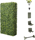 E&K 36" Wx54 Hx6 D Artificial Boxwood Hedge Wall, Artificial Outdoor Privacy Wall for Balcony Backyard Office, Indoor Divider Freestanding Greenery Backdrop