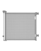 Retractable Baby Gate for Doorways and Stairs, Mesh Safety Gate for Pet, Indoor & Outdoor Use, One-Hand Operation, Easy Installation, 33.6" Tall, Expands to 71" Wide(Grey,33.6"x71")