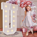 imprsv 4FT Marquee Light Up Letters for Birthday Party Decorations Large Marquee Letters for Wedding Event Bridal Shower Engagement Anniversarty Party Decor,Letter U