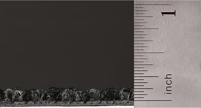 Mohawk Elite 24" x 24" Berber (Loop pile), 0.08" Pile Height, Carpet Tile, Nylon Fiber, Ebony Color, (24 Tiles), (96 sqft/carton)
