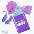 Purple Large Poly Mailers 14.5x19 Inch | Strong Adhesive Self-Seal Mailer Bag | Tear, Tamper, Water Resistant Shipping Envelopes | Thick Strong polymailer Bags | Clothing Shipping Bags | 500 Pcs Bulk