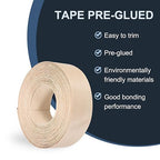 PATIKIL Maple Edge Banding, 2 Inch x 49.2 ft Wood Veneer Tape Pre-glued Flexible Plywood Edge Banding with Hot Melt Adhesive for Furniture Restoration