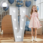 Marquee Letters 3 Feet Tall Large Light Up Letters Decorations Wedding Engagement Proposal White Party Decorations Marry Me Sign Big Cardboard Backdrop V