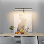 Black LED Picture Lights for Paintings Plug in,15.75 Inch Adjustable Art Light Plug in for Display Art Work, 3 Color Lighting, Plug in Picture Light with Remote for Frame Dartboard,Black