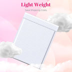 Metronic Bubble Mailer Bulk 10x13" White 250Pack Waterproof Padded Envelopes Self Seal Large Bubble Mailers Cushioning Bubble Envelopes for Shipping,Books,Jewelry Makeup Supplies