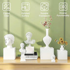6Pcs Buffet Risers, Food Risers for Buffet Table, Acrylic Cube Display Risers with Hollow Bottom, Food Display Stand for Party Jewelry Dessert Figures (Size 5.5",6",6.5",7",7.5",8")