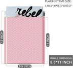 GSSUSA Light Pink Bubble Mailers 8.5X12 Inches 500 Pack, Padded Poly Bubble Mailer, Large padded Envelopes Strong Adhesion Bubble Envelopes,Self-Seal Mailing Envelopes for Small Business