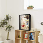 TJ.MOREE Flowers Shadow Box Display Case 13 x 16 Large Shadow Box Picture Frame with Glass Wedding Bouquet Memorabilia Medals Photos Memory Box