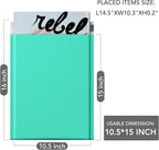 GSSUSA Large Bubble Mailers 10.5x16 Inch 250 Pack Teal Padded Envelopes, Strong Adhesion Bubble Mailer Self-Seal Bubble Envelopes for Mailing Clothes,Magazines