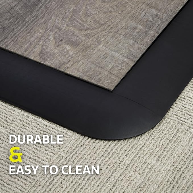 Big Floors Transition Edge Kit, Durable Interlocking Modular Garage Floor Edging, Compatible with RaceDeck, GarageTrac and GarageDeck Products (Gray, 11 Pack, Fem)