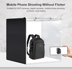 Light Box Photography, PULUZ 31'' Portable Photo Studio Light Box with 156 LED Lights ＆3 Color Backdrops Professional Photography Lighting Tent Kit for Big Product Photography Lightbox