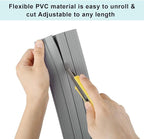 AGPTEK Heavy Duty Floor Cable Cover Cable Protector, 6.5 Ft Floor Cord Protector 3 Channels Floor Cord Cover (Mid Channel 0.93") Contains Cords, Cables and Wires, Good for Office, Home, or Outdoor