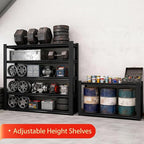 Heavy Duty Storage Shelves Unit, Adjustable Metal Garage Shelving,3500LBS Garage Storage Industrial Shelves,Storage Racks,Steel Shelf Suitable for Shop,Warehouse,Basement