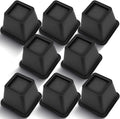 Bed Riser/Furniture Lift Bed/Bed risers/Furniture Lifter/Table risers/Frame Risers Create Under Bed Storage Heavy Duty for Furniture Height Adjustment (Black 8 Pack, 4 Inch)