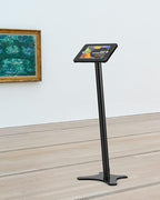 Tablet Floor Stand - 360 Swivel Compatible with 10.2" iPad 7 8 9 Gen, Anti-Theft, Key Lock, All Metal Floor Kiosk Stand