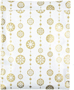 Inspired Mailers - Poly Mailers 10x13-100 Pack - Snowflake Baubles (Gold) - Holiday Poly Mailers - 10x13 Shipping Envelopes - Christmas Packaging Bags