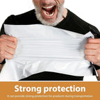 Metronic Poly Mailers Bulk 19x24 1200PC | Large Shipping Bags for Clothing, Small Business | Strong Thick Mailing Bags with Self Adhesive | Waterproof and Tear-Proof Large Package Bags in White