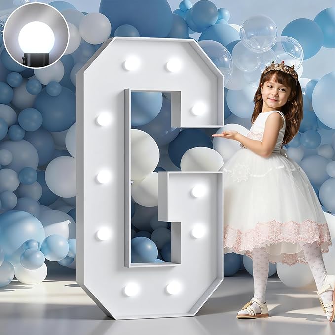 Marquee Letters 4 Feet Tall Large Light Up Letters Baby Shower Decorations Wedding Engagement Graduation White Party Decorations Marry Me Sign Big Cardboard Backdrop G