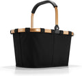 reisenthel carrybag frame gold/black - Sturdy shopping basket with plenty of storage space and practical inner pocket - Elegant and water-repellent design