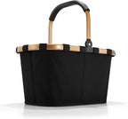 reisenthel carrybag frame gold/black - Sturdy shopping basket with plenty of storage space and practical inner pocket - Elegant and water-repellent design