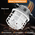 NS 50FT Construction String Lights 75W 7500LM LED String Work Lights Industrial Grade Best for Construction Sites, Renovation, Mine cave,Patio,Walkways and Other Outdoor Lighting