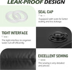 Canopy Weights, 220 LBS Heavy Duty Set of 4 Tent Water Leg Bags for Outdoor Gazebos, Umbrellas, Pergolas, Sunshades & Patio Furniture (Black 25L x 4)