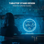 Custom Coffee Bar Neon Sign, Personalized Led Light Coffee Signs for Coffee Station, Home Bar Cafe Shop Window Coffee Area Kitchen Event Party Gift (custom coffee)