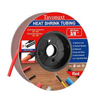 3/8" 65ft 3:1 Heat Shrink Tubing with Adhesive Lining - Marine Grade, Ideal for Home, Automotive, and Industrial Use - Red