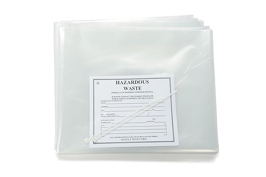 AABACO Universal Spill Kit for Oil & Chemical Spills, Portable High-Visibility Yellow Tote, Absorbent Pads & Socks for Trucks, Garages, Workshops & Emergency Spill Response
