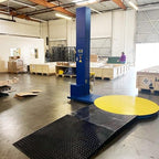 PEC Pallet Wrapping Machine Industrial Shrink Wrap Machines with Built-in Scale (CMJ+RAMP)