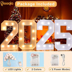 Pooqla 3FT Light Up Marquee Numbers, Cool White and Warm White LED Large Lighted Sign for Party Decoration, Giant Mosaic Numbers for 6th 16th 60th Birthday Decoration, Number 6