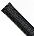 Polyamide Cable Sleeve, 10ft Flexible Expandable Braided Sleeving, Cable Management Sleeve for TV Computer Office Home Entertainment (Black, 1/4")