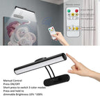 MIOBLUE Wireless Picture Light with Remote, Rechargeable Battery Art Display Light with Remote Control, Dimmable/Timer Off Painting Light, 3 Lighting Modes Full Metal Dartboard Lights (Silver-1Pack)