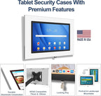 TABcare Locking Anti-Theft Metal Case for Samsung Galaxy TAB 8" 8.4" Tablet for Kiosk, POS, Store, Show Display, Time Clock (TAB S 8.4, Black)