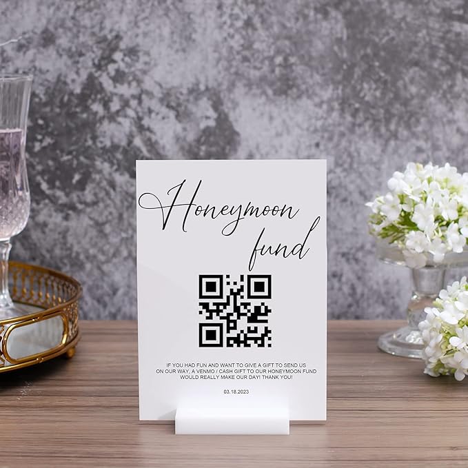 UNIQOOO 3" White Acrylic Stand | 10 Pack 3mm Slot Wedding Sign Holders, Perfect for Wedding, Table Number, Exhibition, Office, Restaurant, Business