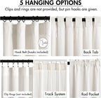 MIULEE Velvet Curtains 72 Inches Long 2 Panels Set for Living Room Bedroom, Cream Pinch Pleat Back Tab Luxury Thermal Insulated Light Blocking Drapes Pleated Blackout Window Curtains with Hooks Ivory